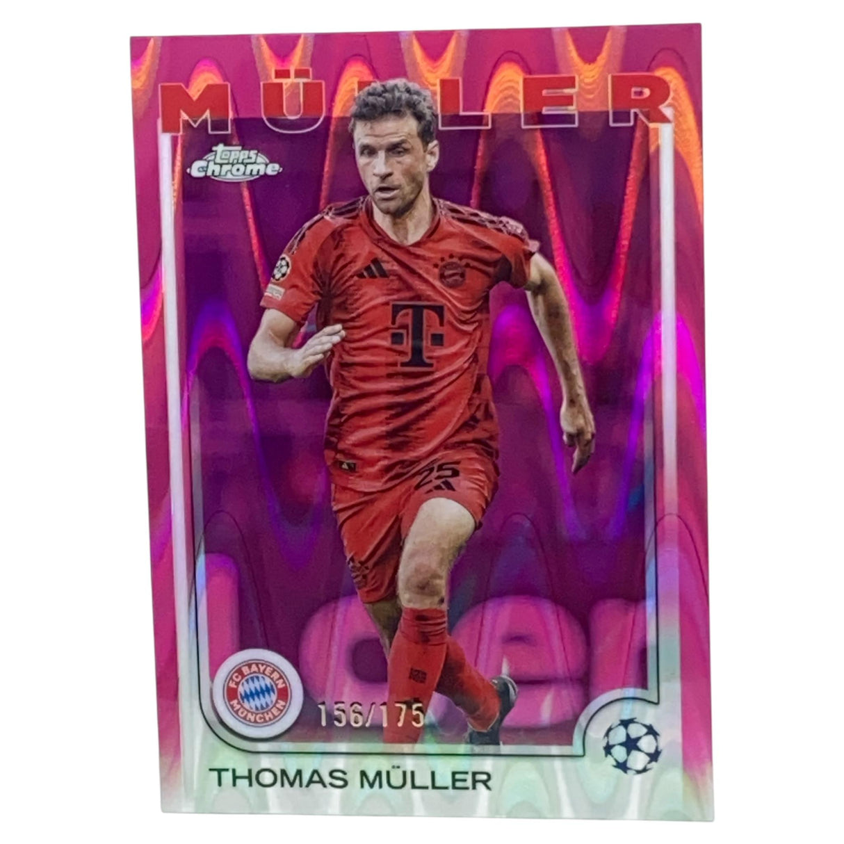 2024-25 Topps Chrome UEFA - Thomas Müller Lava Refractor /175 - Bayern München