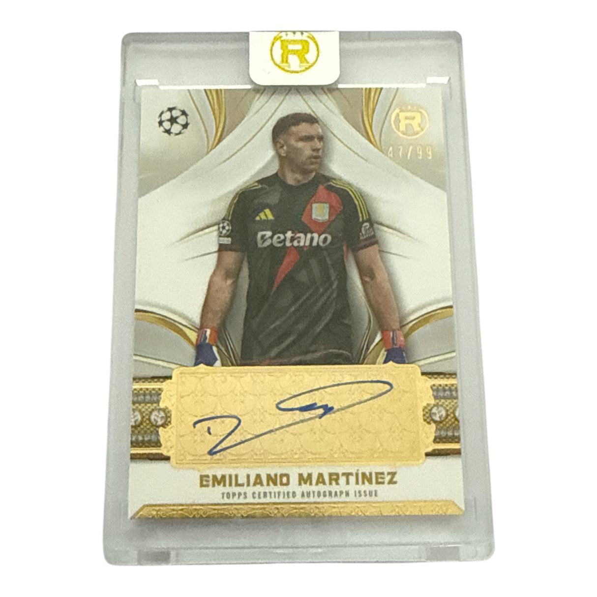 2024-25 Topps Reverence - Emiliano Martínez- /99 - Aston Villa